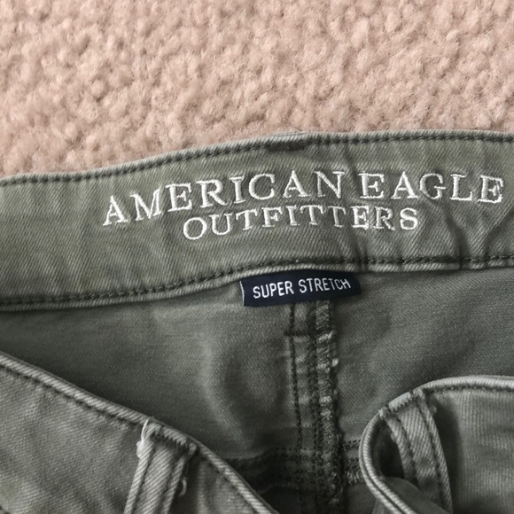 Green Jean Shorts - Picture 5 of 5